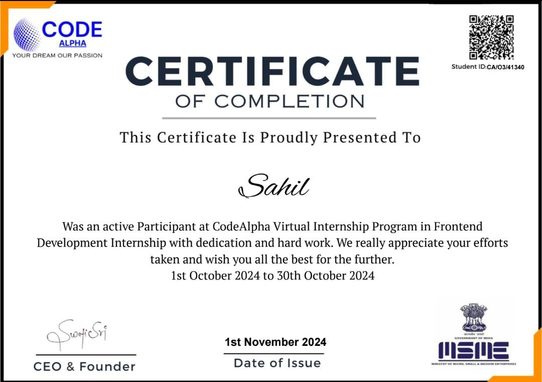 Certificate Image